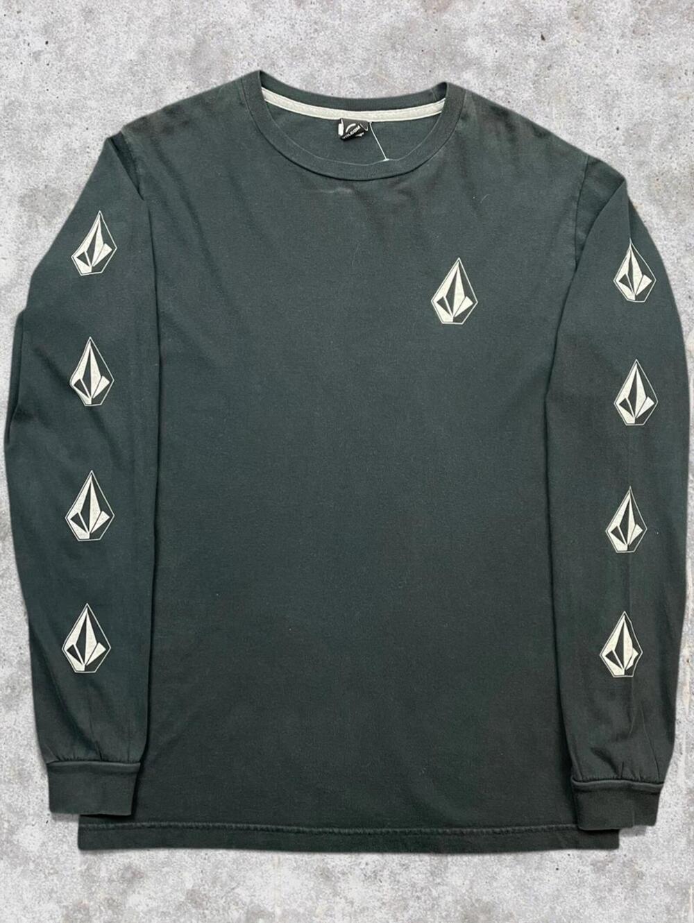2000's Volcom Tri-Hit Graphic Long Sleeve Shirt